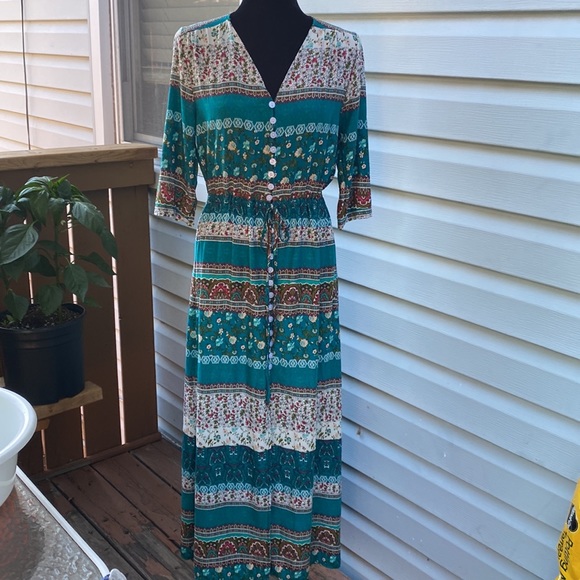 Summer Dress 100% Cotton size small - Picture 8 of 11
